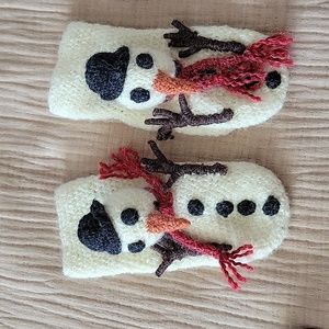Peruvian Snowman Mittens